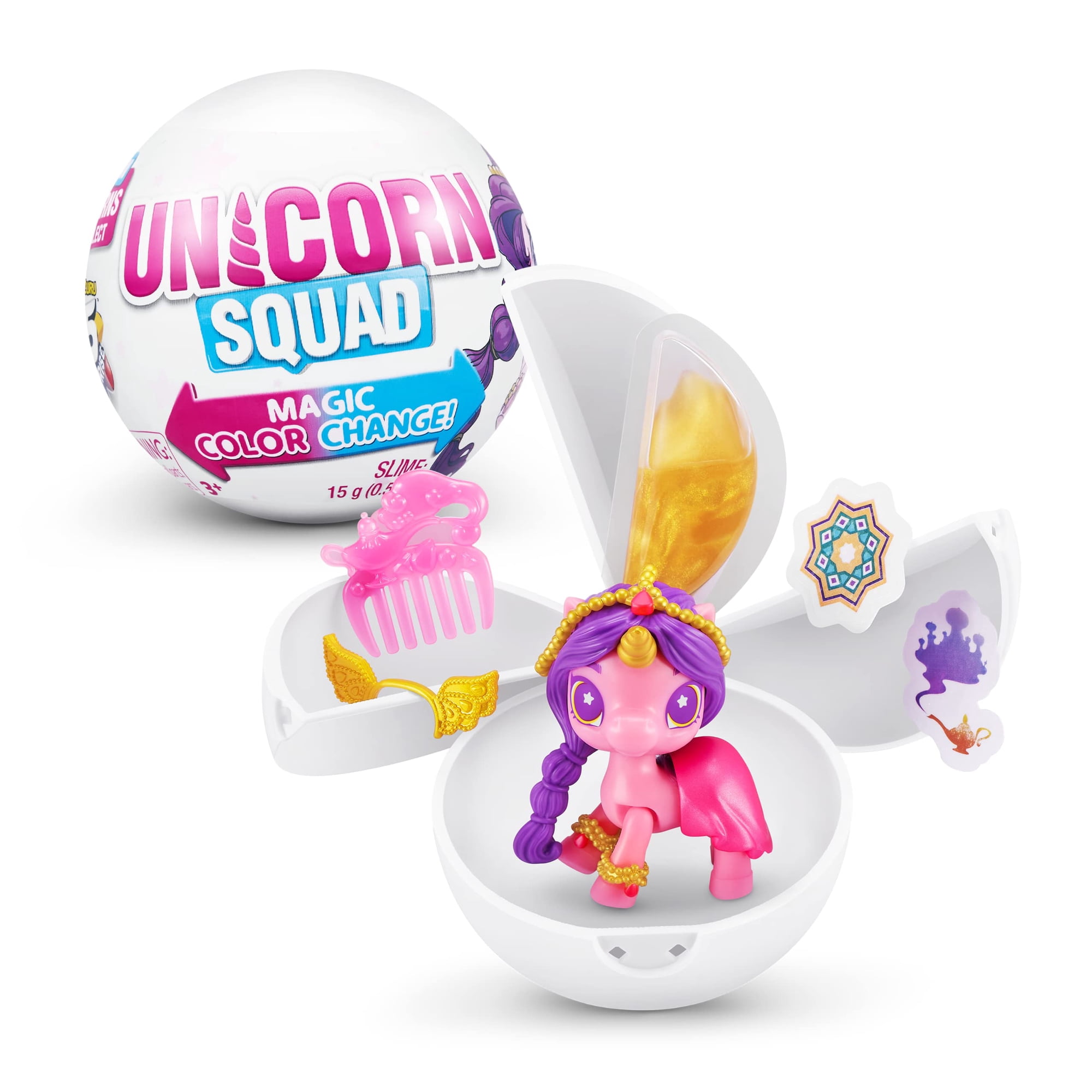 Toy Zuru 5 Surprise Unicorn Squad Cambia De Color, 13 Unicornios, 3 O Más