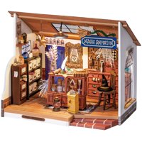 Kit De Casa De Muñecas En Miniatura Rolife Mystic Archives Con Led 1:20