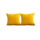 thumbnail image 2 of Pack De 2 Fundas De Terciopelo Trenzado Amarillo, 2 of 3