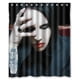 thumbnail image 1 of Cortina de ducha de Marilyn Manson, juego de cortina de baño con ganchos, tamaño 60 x 72 pulgadas, 1 of 3