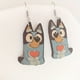 thumbnail image 1 of Cute Dog Design Dangle Earrings - A Creative & Fun Gift for Women & Girls - Daily Casual Wear, 1 of 5