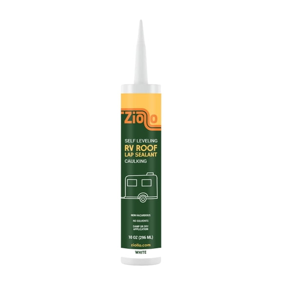 Sellador Ziollo para Techo de Autocaravana 296 ml Blanco Autonivelante
