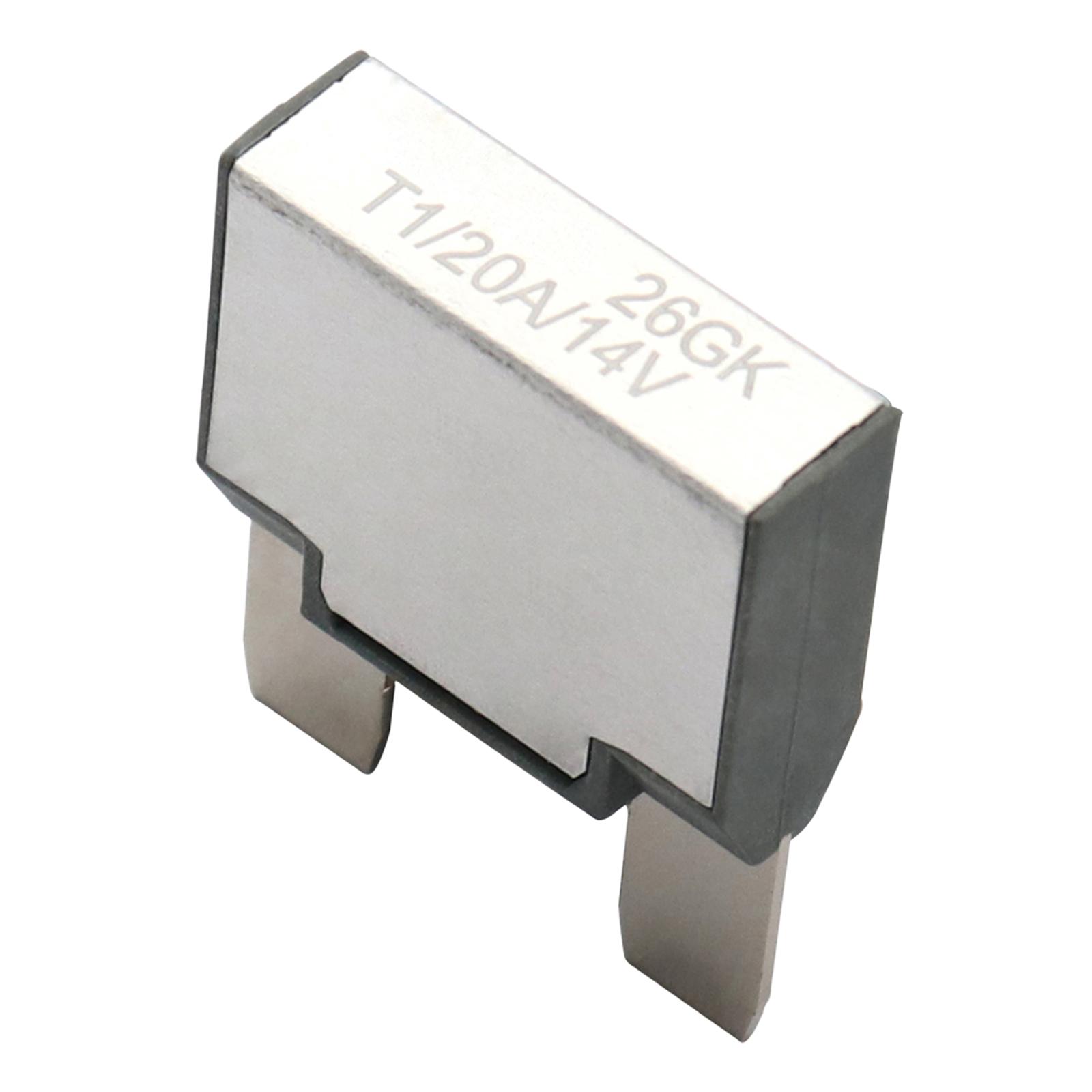 Magideal - Disyuntor De Fusibles T1 Con Reinicio Automático, Cuchillas Anchas Reajustables, Fácil De Instalar, Accesorio De Tamaño Pequeño, Disyuntor De Fusibles 20A