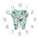 thumbnail image 3 of Reloj De Pared Con Dientes, Silencioso, Acrílico, Decorativo, Redondo, Colgante, 3 of 5