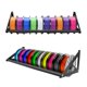 thumbnail image 1 of Estante de almacenamiento para filamento Junarsoez de 2 niveles para montaje en pared, 1 of 8