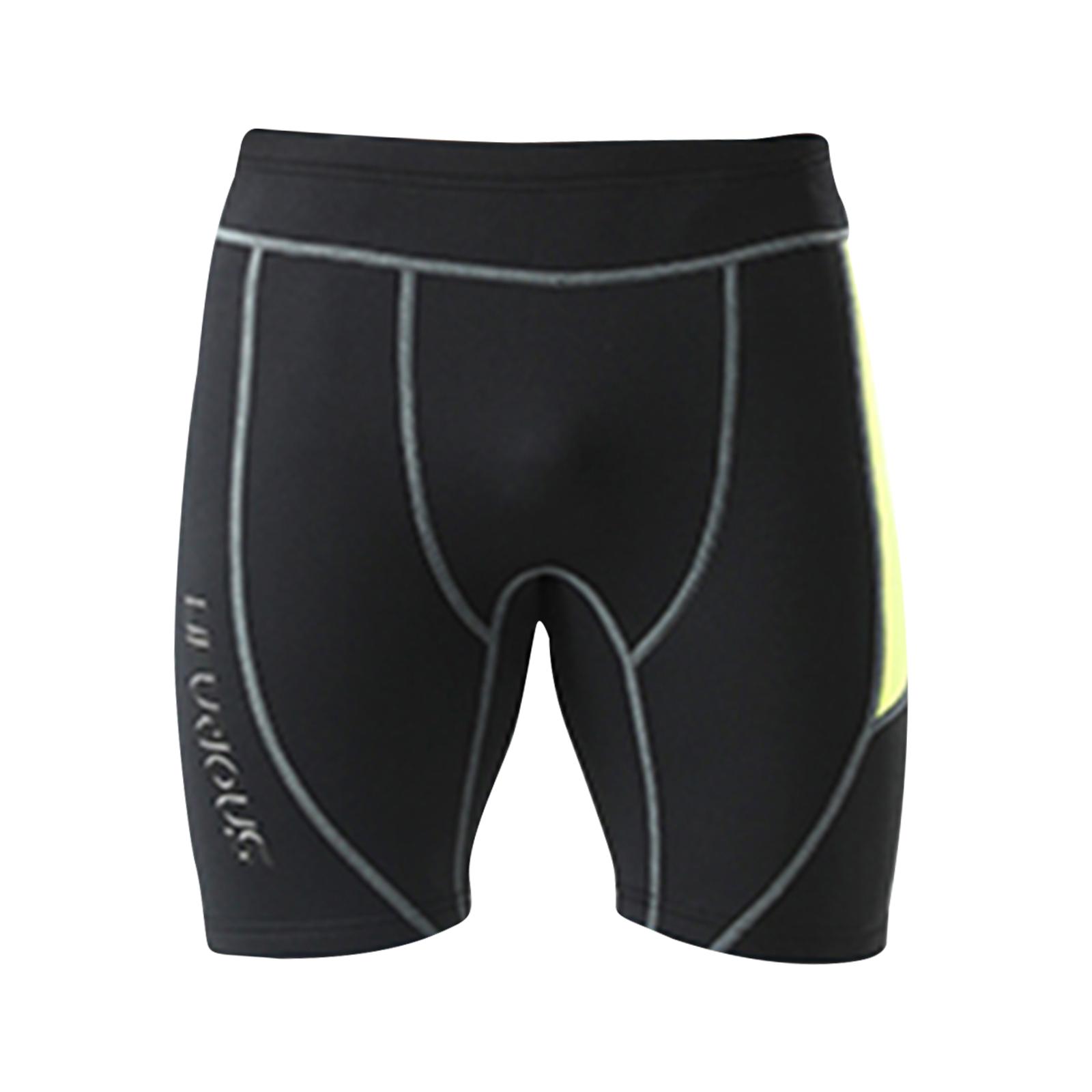 Ioensy - Pantalones De Neopreno Fitness Running Buceo Traje Húmedo Troncos 2 Mm Hombres Pantalones Cortos De Neopreno Xxl