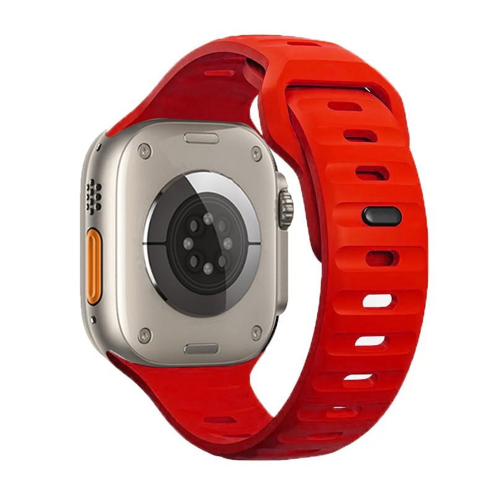 Genérico - Correa Sport Compatible Iwatch Apple Watch 38/40/41mm Rojo
