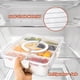 thumbnail image 4 of Bandeja dividida para servir, caja para aperitivos Dingerjar con tapa y asa, 4 of 7