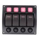 thumbnail image 4 of Panel De Interruptores LED Waterpoof Curvo De 4 Bandas Para Luz Trasera De Disyuntores, 4 of 5