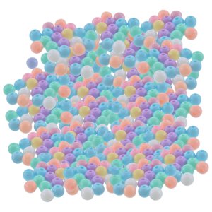 Magideal - 500 Acrílicas , , Sueltas, Espaciadoras, Abalorios Para Joyas, Pulseras, Pendientes, Collares, Adultos, Abalorios,