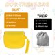 thumbnail image 4 of Uxcell Bolsa de Silicona para Golosinas de Perro, Cierre Automático, Tamaño de Bolsillo, Bolsa Portátil para Caminar para Perro y Gato 4x3 Pulgadas (Verde Oscuro/Marrón, 2 Piezas), 4 of 7