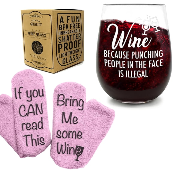 Copa de vino The ONLY GIFT WORTH GIVING irrompible 450 mL