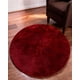 thumbnail image 4 of Alfombra Redonda 150cm X 150cm Decorativa Color Burdeo, 4 of 4