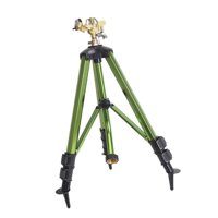 Magideal - Aspersor Con Trípode Giratorio, Aspersor De Impacto, Aspersores Para Césped, Riego De Área Grande De 360 Degree Para Sistemas De Refrigeración De Césped Y
