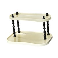 Ioensy - Organizador De Almacenamiento De Cosméticos De Estante De Almacenamiento De 2 Capas Para Tocador De Entrada De Dormitorio