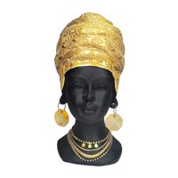 Bothyi - Estatua De Mujer Africana, Regalo Artesanal, Adorno De Mesa Para Estantería De Oficina, Hotel