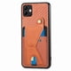 thumbnail image 2 of Funda Resistente para Samsung Galaxy A04 4G con Tarjetero y Soporte, Diseño Magnético Marrón, 2 of 5