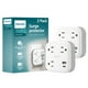 thumbnail image 1 of Extensor de sobretensión Philips EZfit de 3 salidas con USB 12 W 980J, 1 of 3
