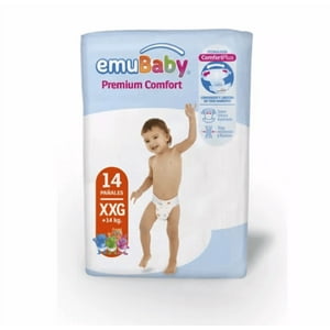 Pack X8 Pañal Emubaby Comfort Xxg 112 Pañales