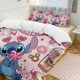 thumbnail image 2 of Lilo & Stitch 3 Piece Sets Full/Queen Size - Reversible Microfiber Quilts with Shams Soft Lightweight Bedspread Coverlet Comforter for All Season Bed Sheets, 2 of 4