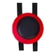 thumbnail image 5 of Almohadilla de entrenamiento, saco de boxeo de pared, objetivo de pared de boxeo, bolsa de boxeo de objetivo de reacción de equipo ajustable de cuero Rojo Negro 30cm, 5 of 5