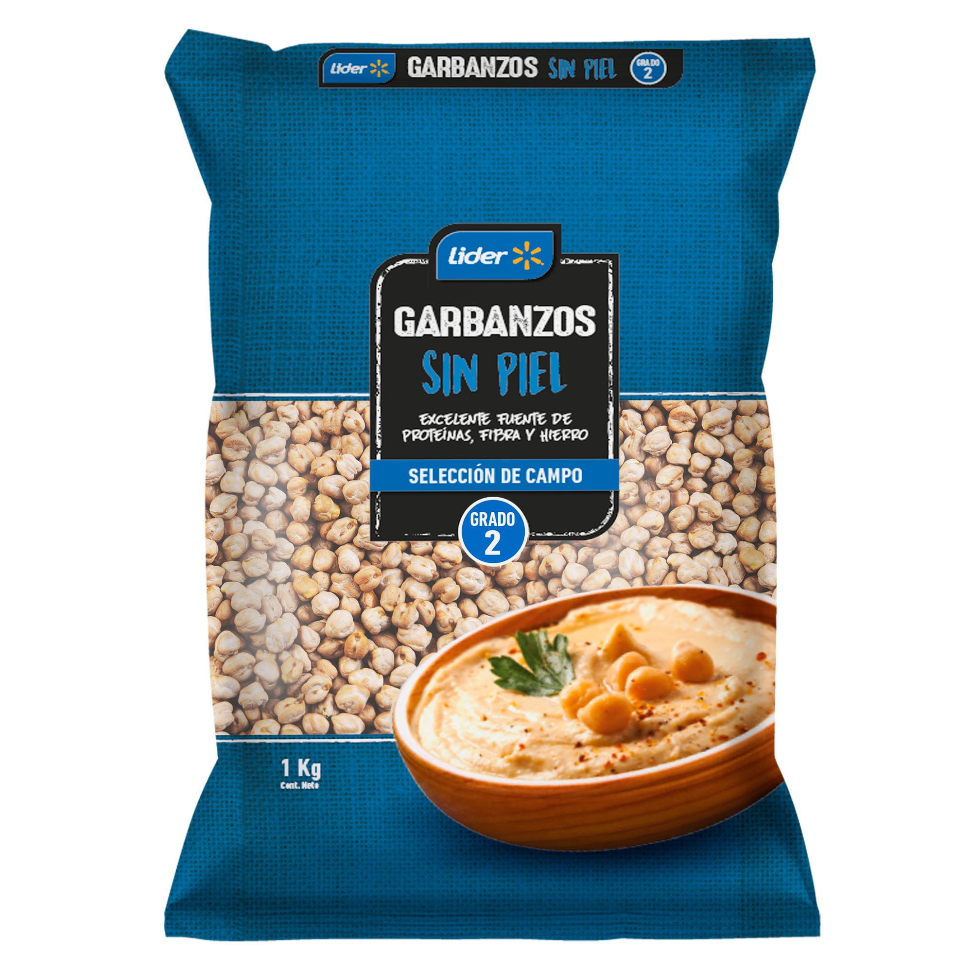 Garbanzos Pelados Sin Piel Bolsa 1 Kg Lider
