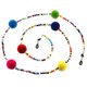 thumbnail image 1 of Collar De Cadena De La Gafas De Las Perlas De Colores Collar Perfecto De La Playa De Desgaste, 1 of 3