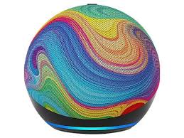 Alexa - Echo Dot Kids Raindow Swirl Remolino De Arcoris