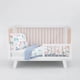 thumbnail image 1 of Juego de ropa de cama para niños pequeños, muselina de algodón con forma de unicornio, 3 piezas, 1 of 6