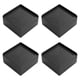 thumbnail image 4 of 4 Piezas Elevadores de Muebles Extensores de Piernas de Muebles Elevadores Almohadillas Antideslizantes Portátiles Bloques de Elevación para Sofá , Negro 4cm, 4 of 5