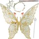 thumbnail image 1 of Alas de Hada Torajiro 80 cm × 55 cm Juego Dorado, 1 of 7