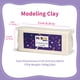 thumbnail image 2 of Plastilina para modelar MODOH a base de aceite, blanca, no tóxica, 0,9 kg, 2 of 9