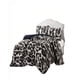thumbnail image 2 of Cobertor Peludo 2 Plaza Con Chiporros Y Diseño De Animal Print 1, 2 of 4