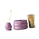 thumbnail image 3 of 4x Matcha Ceremony Set Ceramic Matcha Bowl Juego Para Comedor Home Tea Room Purple, 3 of 5