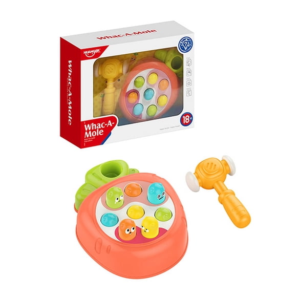 Topos Locos Whac-A-Mole con Martillo Bebé Huanger Colores