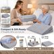 thumbnail image 4 of Almohada de cuña para cama Sokoro 18 cm gris con funda lavable, 4 of 7