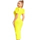 thumbnail image 3 of Vestido Ajustado Amarillo c/ cinturón Talla M mujer, 3 of 3