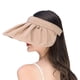 thumbnail image 1 of Sombreros plegables con visera para mujer, de ala ancha, para verano, plegables, 1 of 5