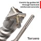 thumbnail image 4 of Brocas SDS MAX Torxero 35 cm 1/2"‑1‑1/2" 8 piezas, 4 of 6