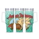 thumbnail image 1 of Los Castores Cascarrabias Vaso aislado de acero inoxidable con asa, diseño temático, regalo para familia, amigos y fans; incluye pajita y encaja en el portavasos estándar, 40 oz, 1 of 6