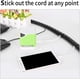 thumbnail image 3 of Funda flexible para cables de 2 m para guardar u ocultar cables de TV y PC. Ideal para el hogar y la oficina. 2 m - ∅22 mm, color negro., 3 of 8