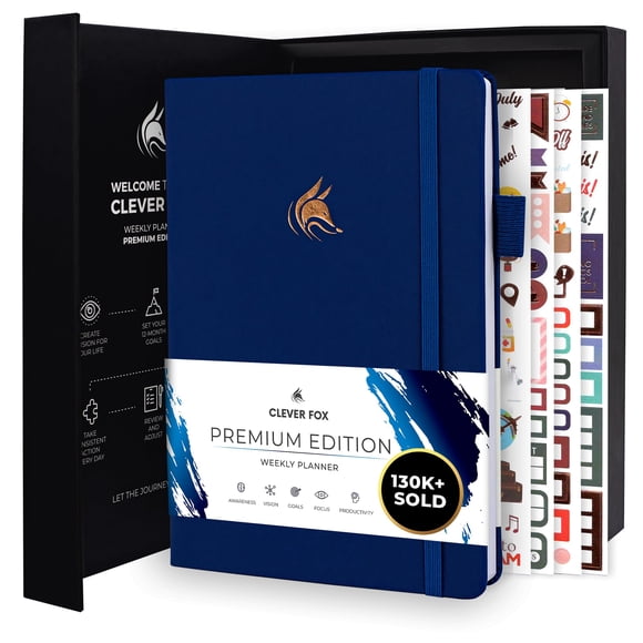 Agenda Premium Edition Sin Fecha A5 Azul Marino