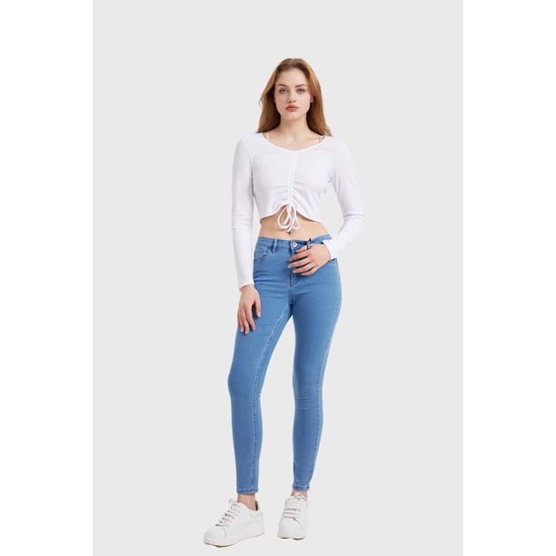 Jeans Mujer Emilia Skinny Azul