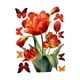 thumbnail image 3 of Adhesivo Para Ventana Con Mariposas Y Tulipanes, Fácil De Instalar, Para Decorar El Hogar Y La Escuela, 3 of 3