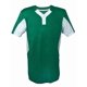 thumbnail image 1 of Jersey juvenil Martin Sports de dos botones talla XL verde oscuro/blanco, 1 of 1