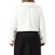 thumbnail image 3 of Abrigo de Piel Sintética Recortado con Solapa y Frente Abierto para Mujer de Talla Grande Agnes Orinda, Manga Larga, Suave y Esponjoso, Elegante para Bodas, Exterior Cálido 2X Blanco, 3 of 6