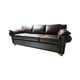 thumbnail image 2 of Sofa Tres Cuerpos Ecocuero Chocolate, 2 of 3