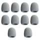 thumbnail image 5 of 10 Fundas Resistentes Para Micrófono De Mano, Ideales Para Discursos, Salas De Conferencias Y Fiestas, Color Gris., 5 of 5