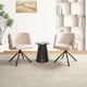 thumbnail image 3 of 270° Swivel Home Office Desk Chairs Set of 2,Modern Dining Chairs, Upholstered Bedroom Chairs with Metal Base,Makeup Chair for Vanity, for Living Room, Bedroom,Study Room,Dining Room(Beige), 3 of 3