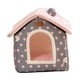 thumbnail image 2 of Cama Para Gatos Snooze, Caseta Para Dormir Extraíble, Casa Para Gatos Para Gatitos, Perros, Cachorros, Puntos Rosas, 2 of 3